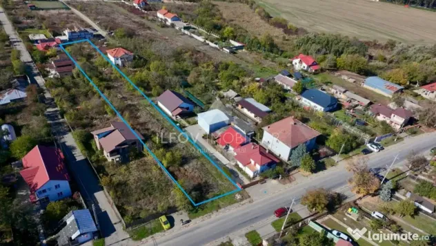 Teren intravilan 2000mp Balotesti, asfalt, utilitati, zona c