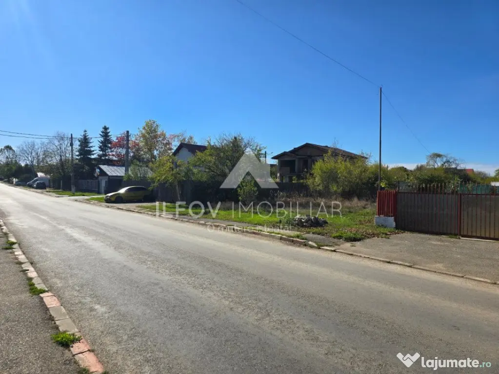 Teren intravilan 2000mp Balotesti, asfalt, utilitati, zona c
