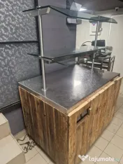 Stand mic dejun mobil buffet gheridon 