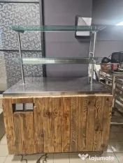 Stand mic dejun mobil buffet gheridon 