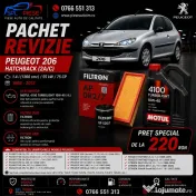 Pachet Revizie Peugeot 206 1.4 i 75 CP (1998–2012) 
