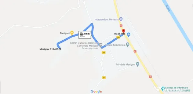 Teren intravilan de vanzare Merisani, Arges, 2291 mp