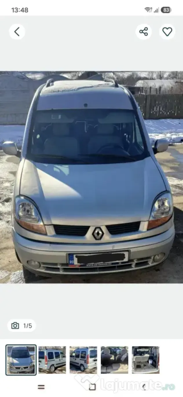 Renault Kangoo,stare bună de functionare.