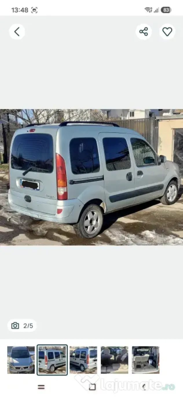 Renault Kangoo,stare bună de functionare.