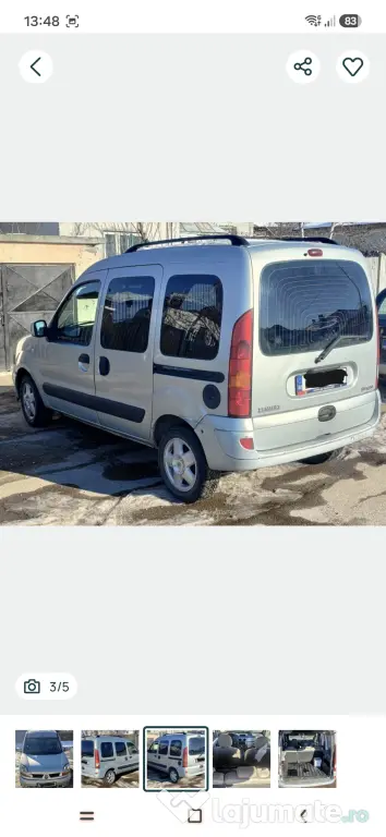 Renault Kangoo,stare bună de functionare.