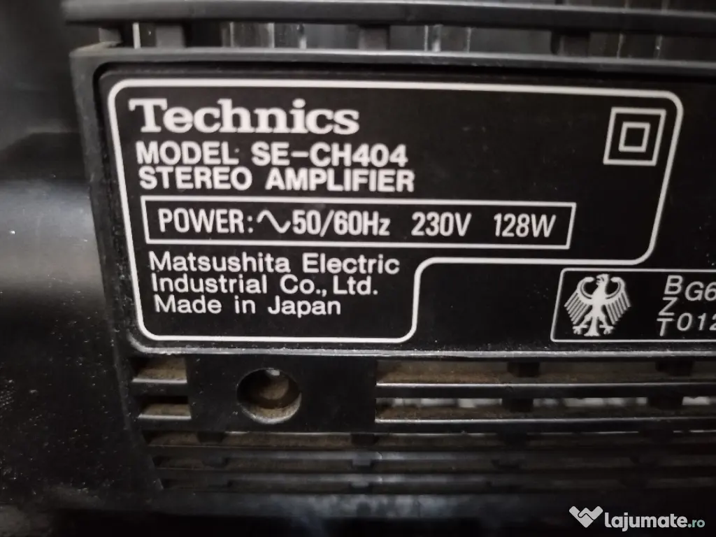 Linie audio Technics SL-CH505