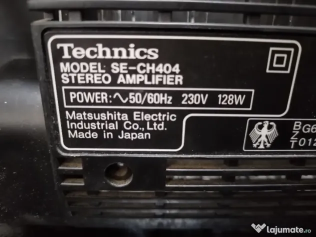 Linie audio Technics SL-CH505