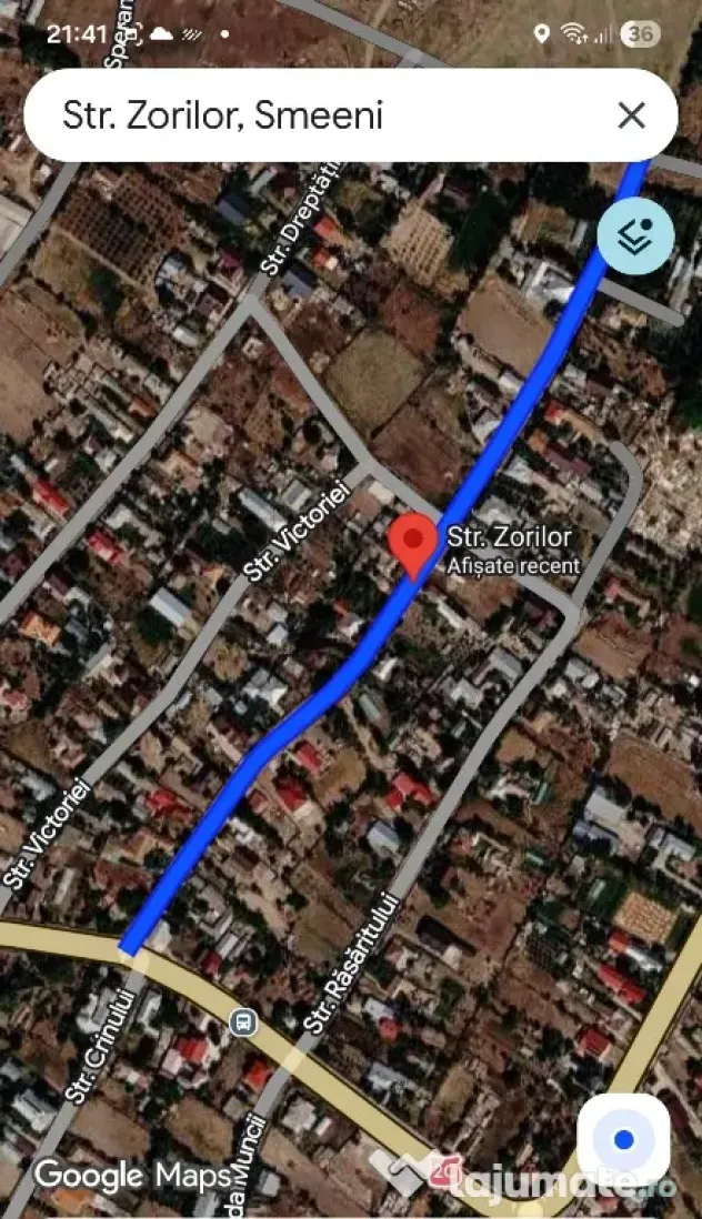 vând teren in smeeni -1600mp gata de construcție