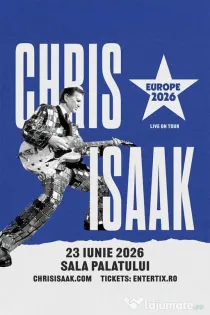 2 bilete Chris Isaak Categoria 1 Primul Rand 23 iunie Sala Palatului