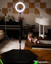 Platformă video 360° hexagonala, capacitate 6-8 persoane