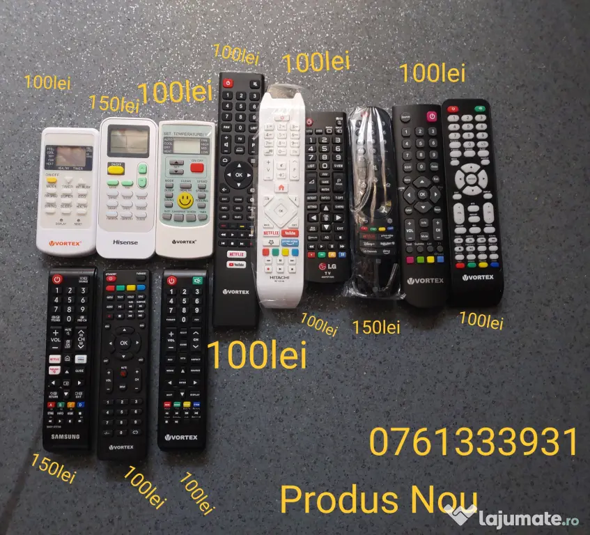Telecomenzi Tv Led Smart Lg Samsung Sony Vortex Nei Vision Goldstar StarLight