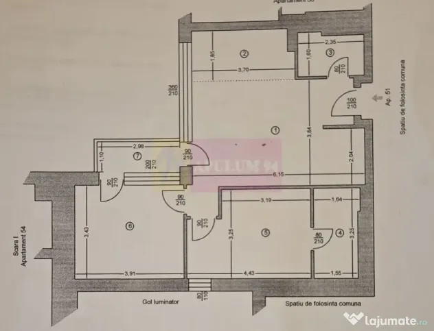 Rasarit de Soare, Auchan Titan, apartament 3 camere