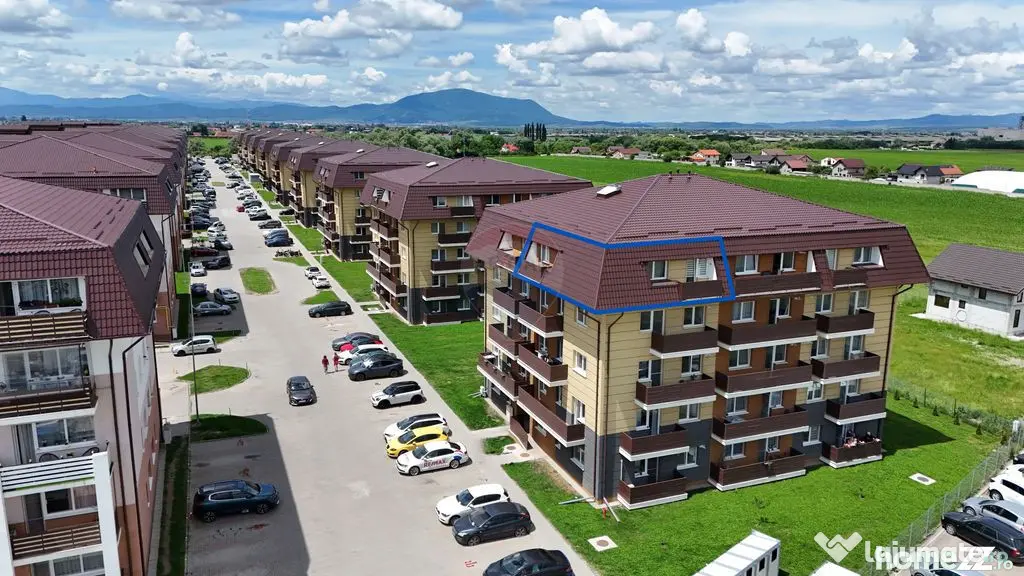 Comision 0% | 2 camere | Decomandat | 55 mp utili | Mobil... - Sanpetru (Brasov)