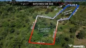 Teren de vânzare Satu Nou de Sus zona liniștită 