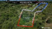 Teren de vânzare Satu Nou de Sus zona liniștită 