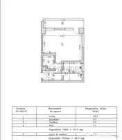 Garsonieră 44 mp | balcon | parcare inclusă 