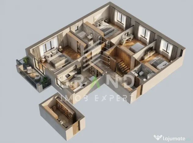 4 camere | Str.Nicolae Titulescu/Gheorgheni | Etaj 2/4 | 78