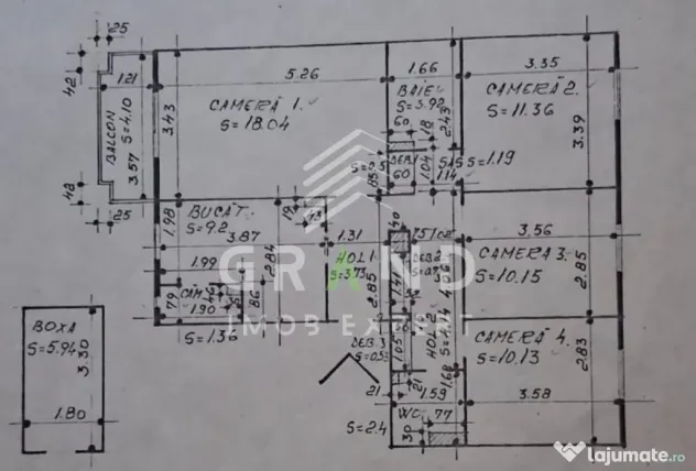 4 camere | Str.Nicolae Titulescu/Gheorgheni | Etaj 2/4 | 78