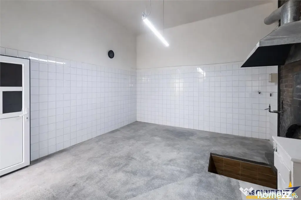 3D!Ansamblu casa productie comercial, 3 corpuri,acces strada