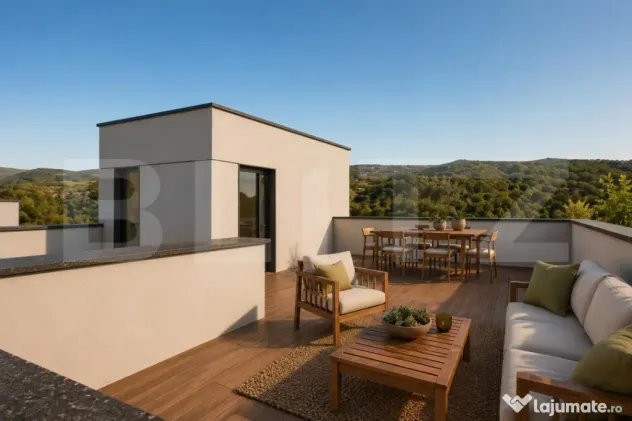 EUROPA | Casă modernă cu rooftop panoramic | 187mp utili