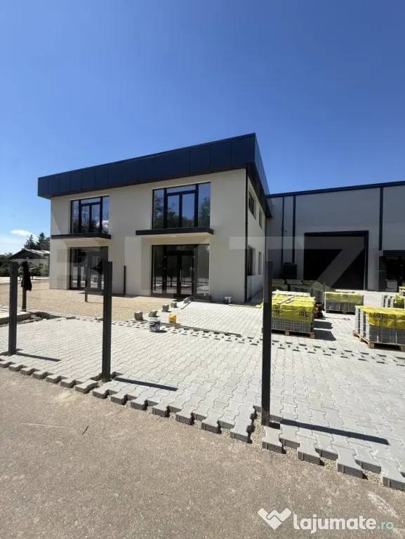 Hala industriala cu birouri P+1, 512 mp, zona Ulmi
