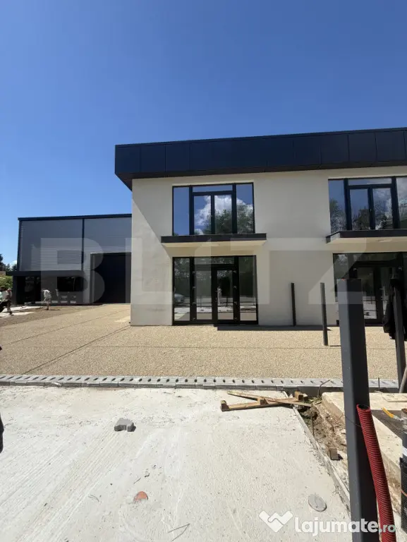 Hala industriala cu birouri P+1, 512 mp, zona Ulmi