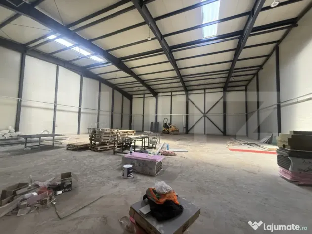 Hala industriala cu birouri P+1, 512 mp, zona Ulmi