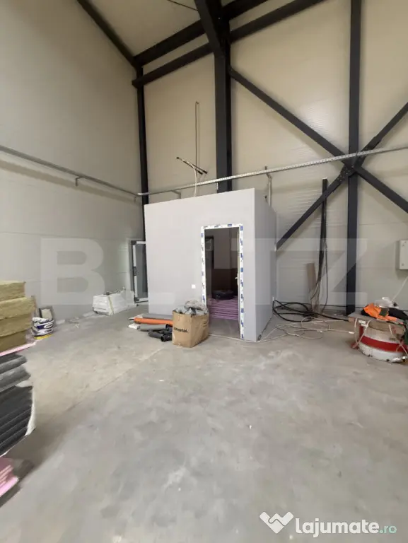 Hala industriala cu birouri P+1, 512 mp, zona Ulmi