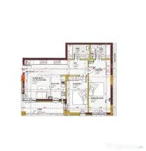 Apartament semifinisat, 78 mp, bucatarie inchisa, incalzire