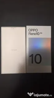 Telefon Oppo Reno 10 5g 256gb, 8-16gb ram silvery grey, factura + husa antishock