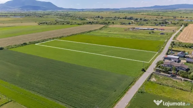 Teren 9.300 mp Stupini | Front 45.59 m la Asfalt | PUG Zo...