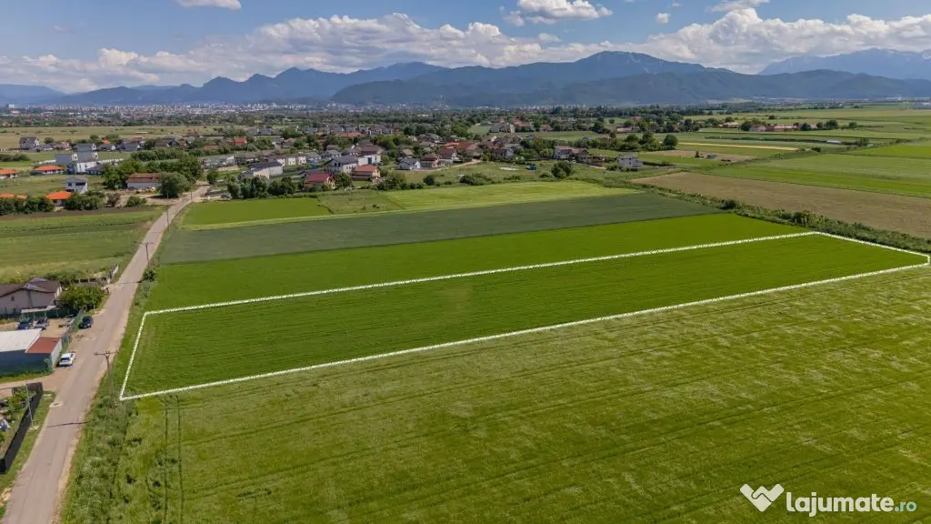 Teren 9.300 mp Stupini | Front 45.59 m la Asfalt | PUG Zo...
