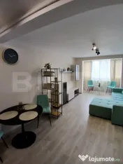 Apartament 2 camere open space, utilat si mobilat modern 