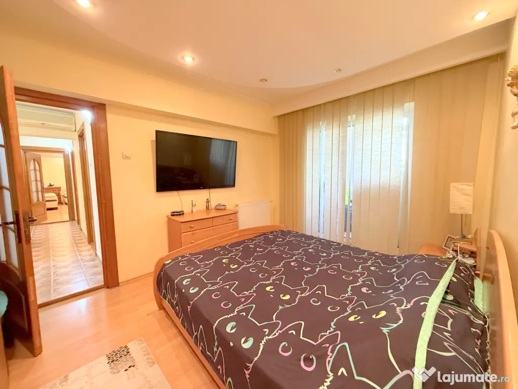 Apartament spațios cu 3 camere (transformat din 4) – I.C Frimu