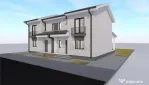 Duplex 4 camere - dormitor la parter - teren 370 mp
