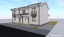 Duplex 4 camere - dormitor la parter - teren 370 mp