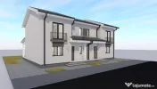Duplex 4 camere - dormitor la parter - teren 370 mp 