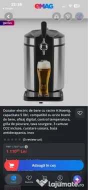 Dozator de bere 