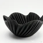 Bol Decorativ cu Design Ondulat 15cm Imprimare 3D