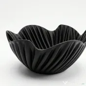 Bol Decorativ cu Design Ondulat 15cm Imprimare 3D 