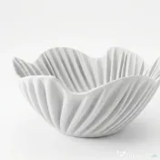 Bol Decorativ cu Design Ondulat 15cm Imprimare 3D 