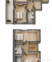 Apartament cu 4 camere și terasă de 18,25 mp, 111,94 mp to 