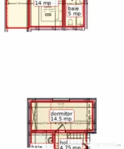 Apartament cu 4 camere și terasă de 18,25 mp, 111,94 mp to 