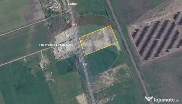 Teren intravilan 15.000 mp cu autorizatie I E85 Buzau