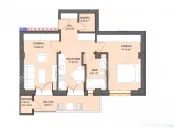 Apartament cu 2 camere decomandate si balcon zona Doamna Sta 