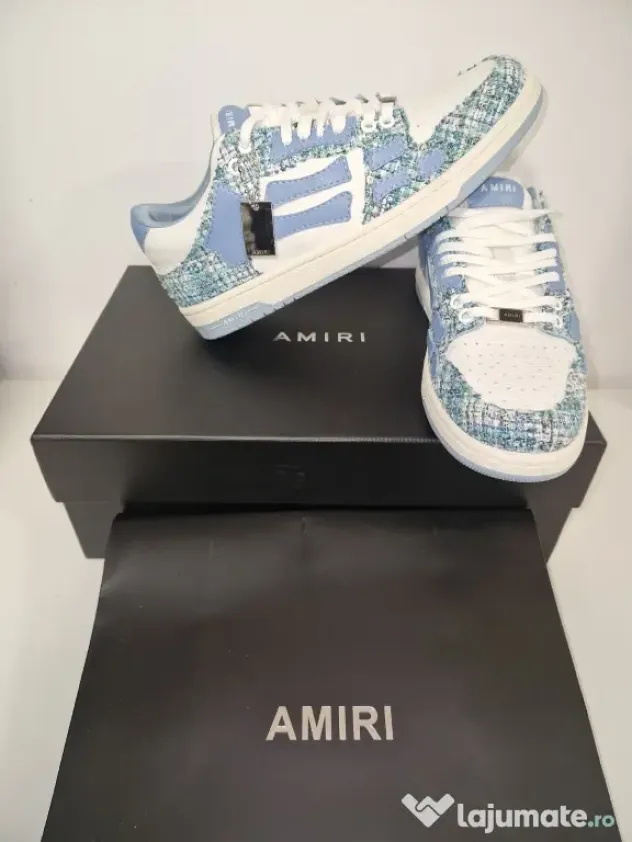 Adidași Amiri Skeleton blue marimea 44