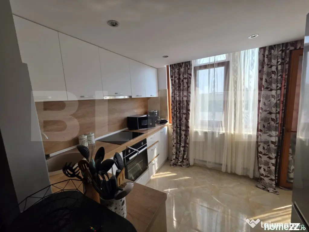 Apartament cu 2 camere, 44 mp, semidecomandat, zona Tiglina