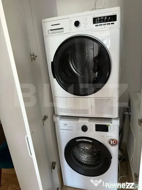 Apartament cu 2 camere, 44 mp, semidecomandat, zona Tiglina