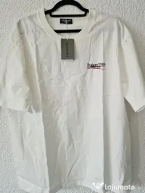 Tricou Balenciaga White Clasic S