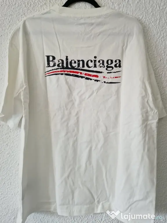 Tricou Balenciaga White Clasic S